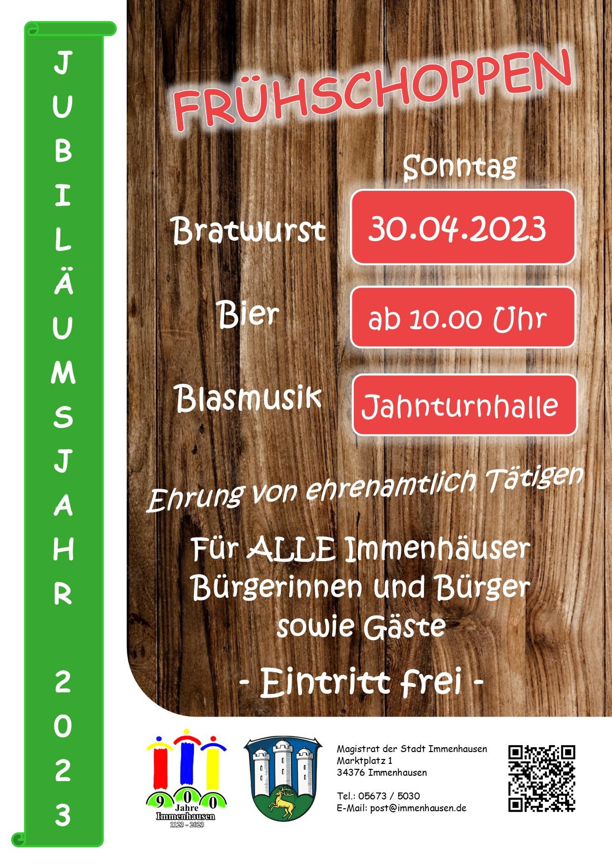 Plakat Frühschoppen