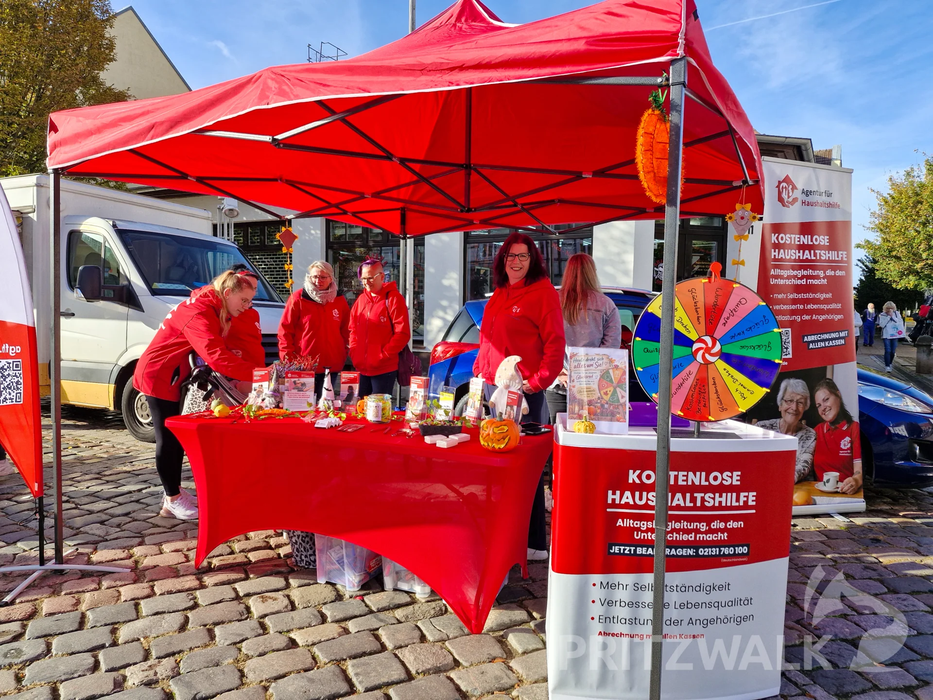 Die Agentur für Haushaltshilfe informierte über ihre Angebote. Foto: Stadt Pritzwalk