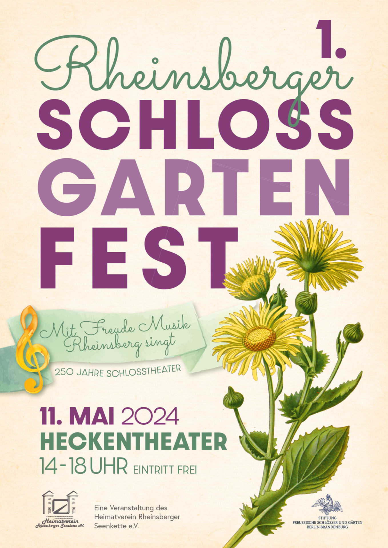 Plakat_Rheinsberger Schlossgartenfest 2024