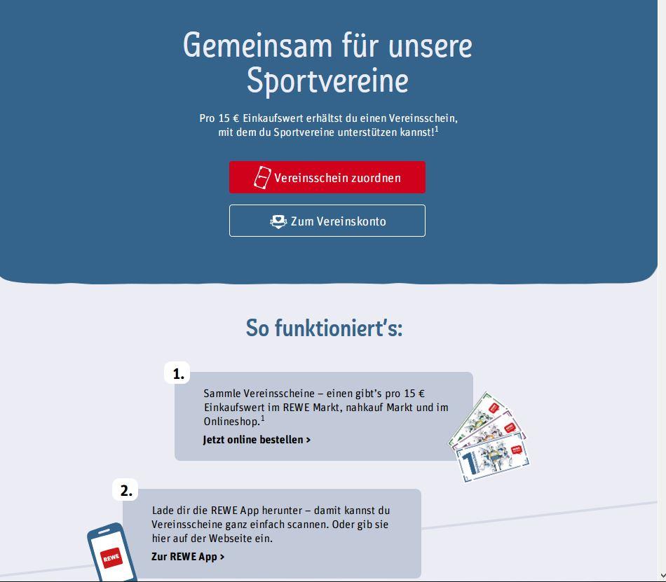 Scheine für Vereine