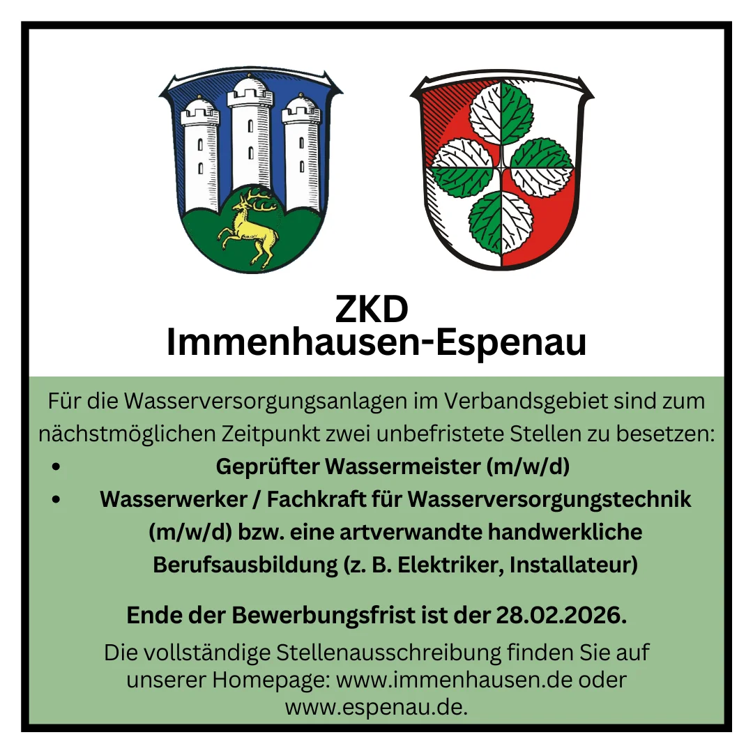 Stellenauscchreibung ZKD