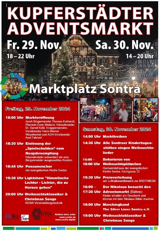 Programm Adventsmarkt