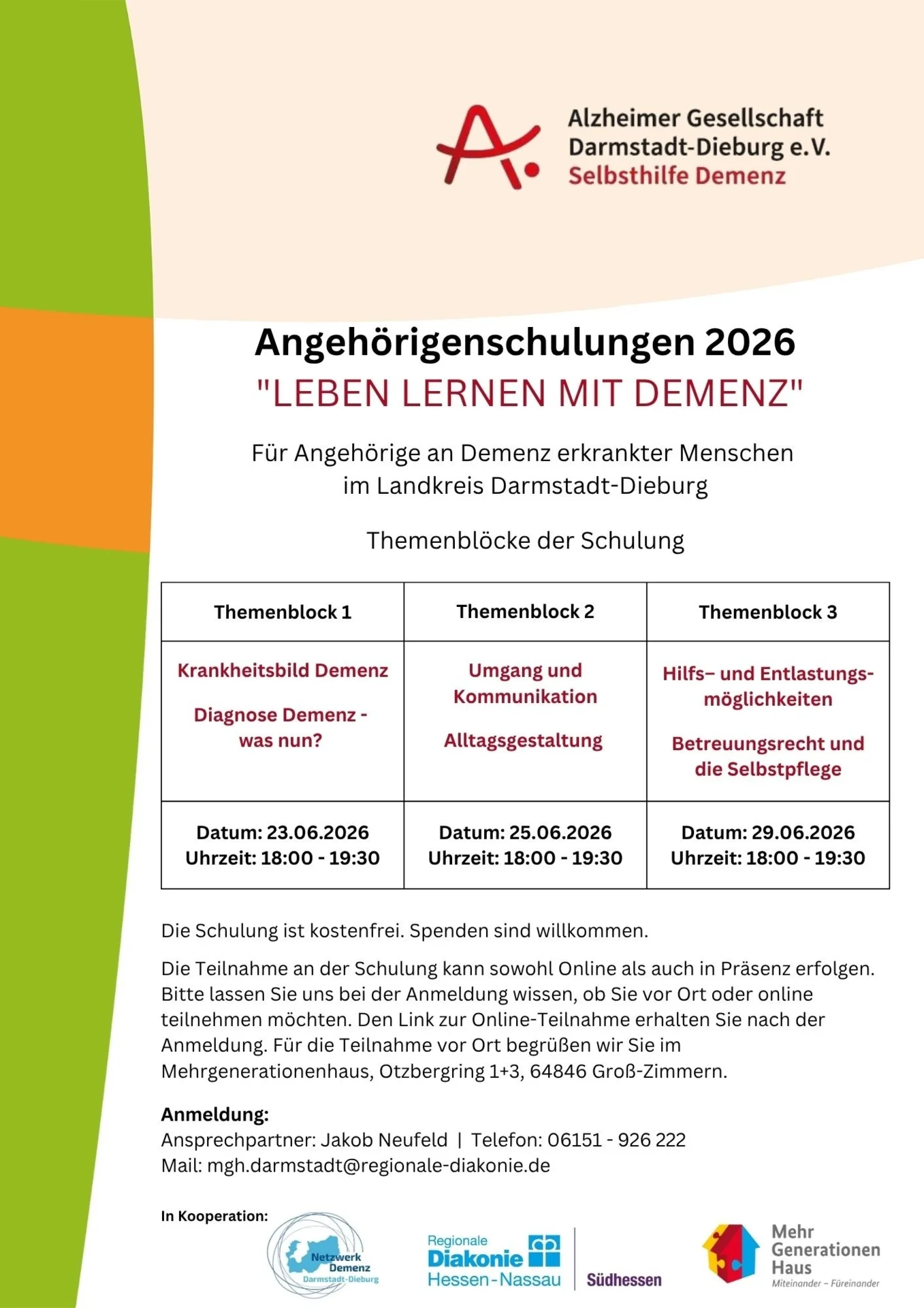 Angehörigenschulung