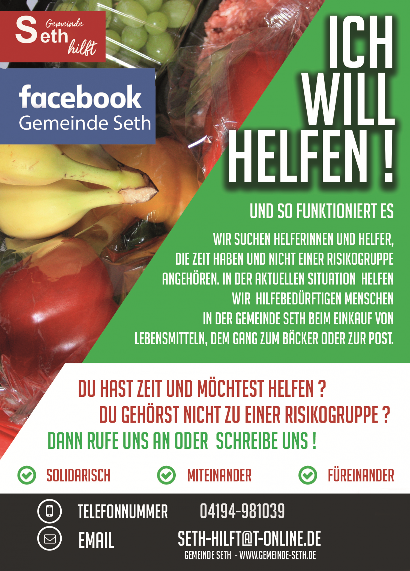 Ich will Helfen Ich will Helfen