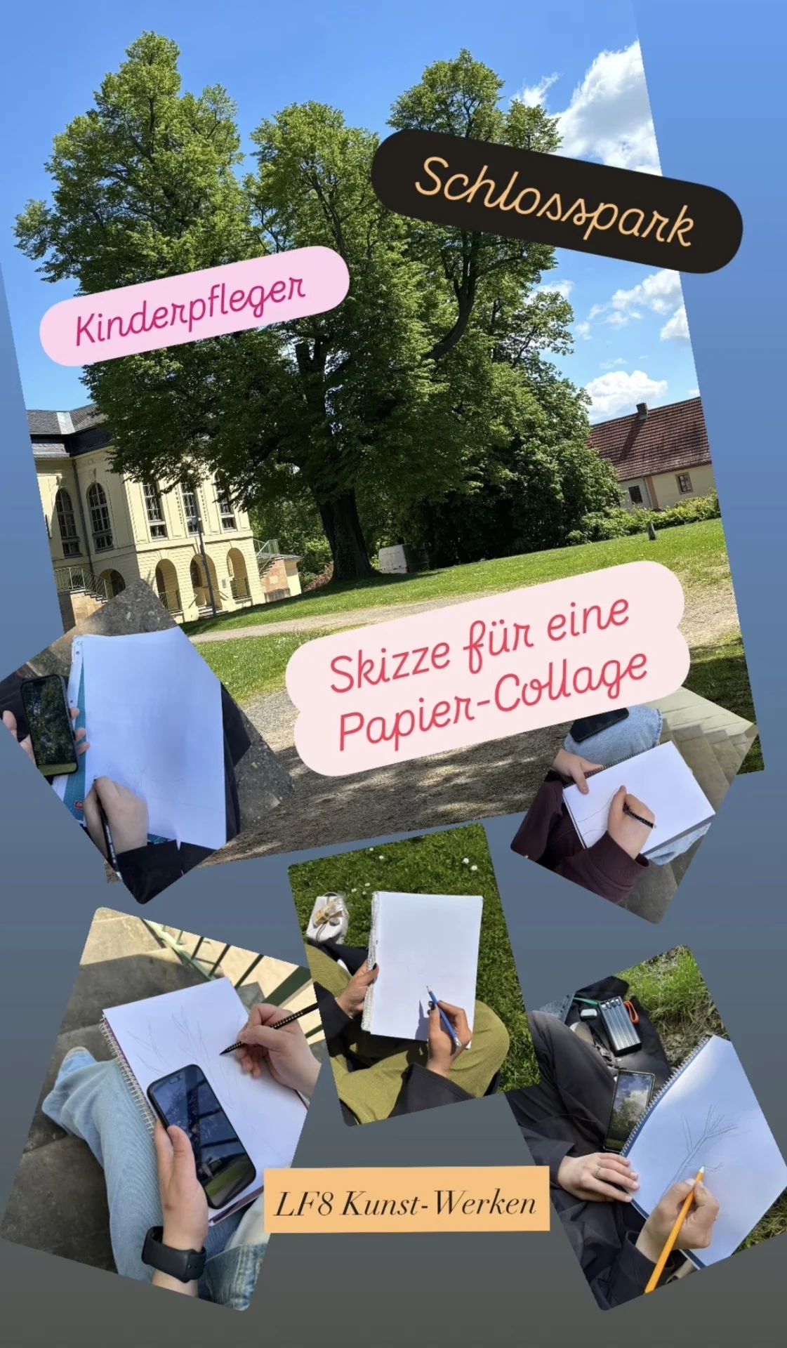 Skizzen im Schlosspark