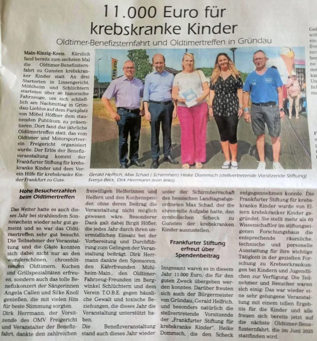 Zeitungsbericht