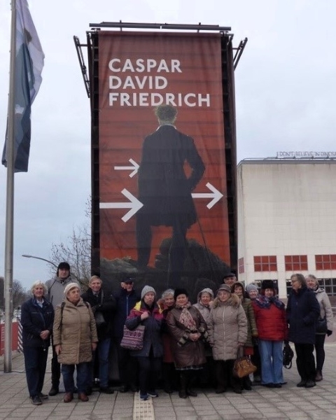 Der Freundeskreis unserer Gemeinde besucht die Ausstellung zum 250. Geburtstag von Caspar David Friedrich