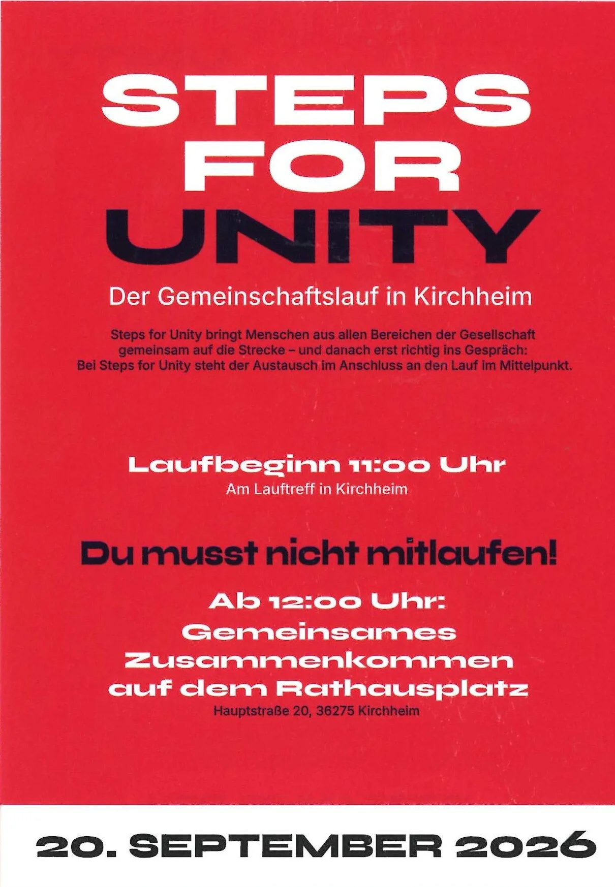Flyer Vorseite