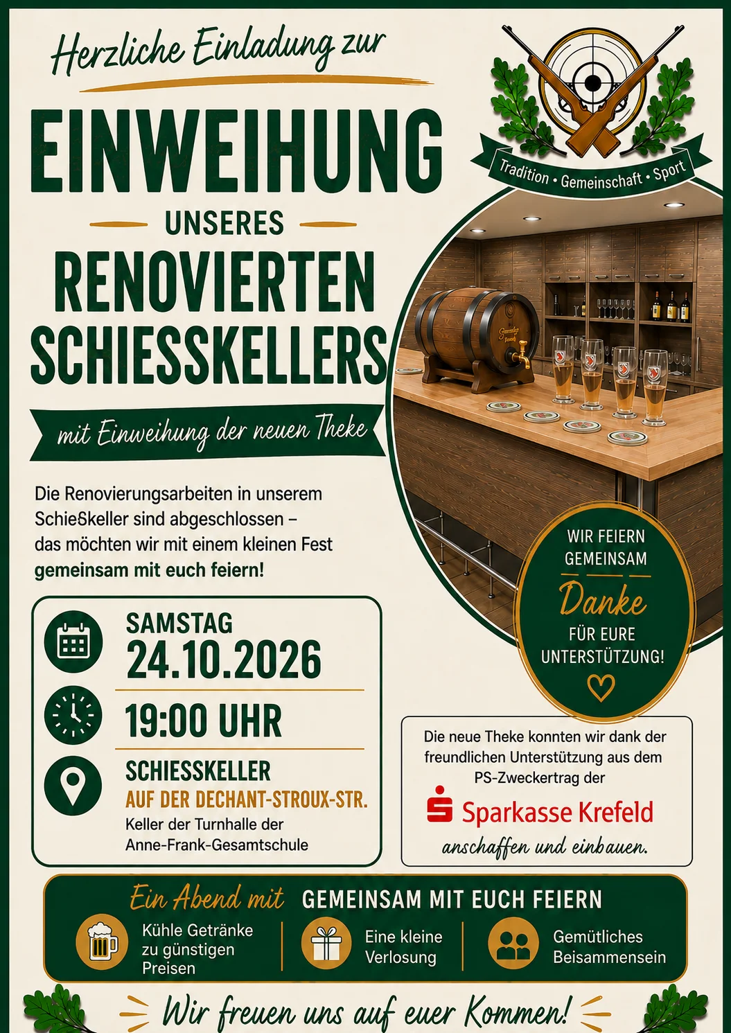 Kellereinweihung