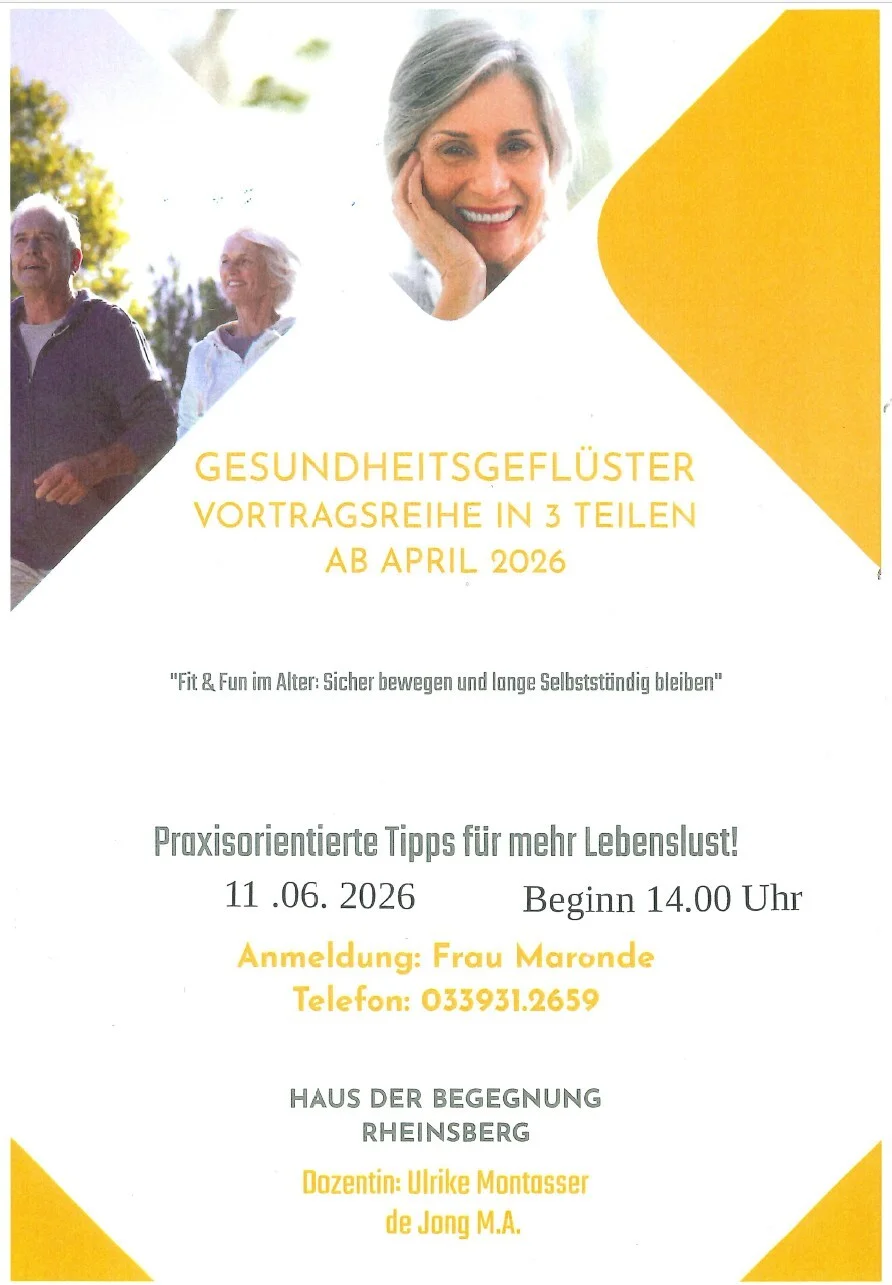 Vortrag Gesundheitsgeflüster 11.06.26