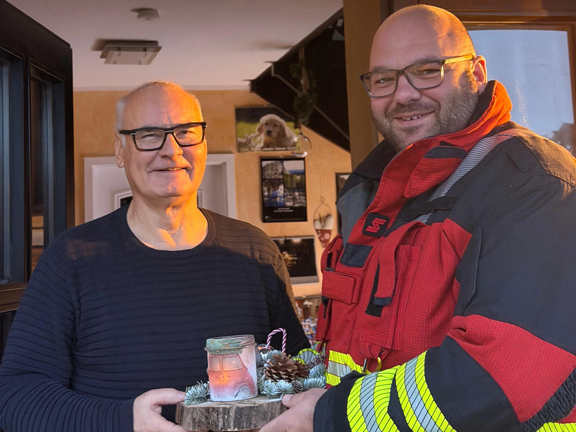 #Weihnachtsgesteck für Lutz Wabnitz - Vorsitzender des Fördervereins der Feuerwehr Lostau.jpeg