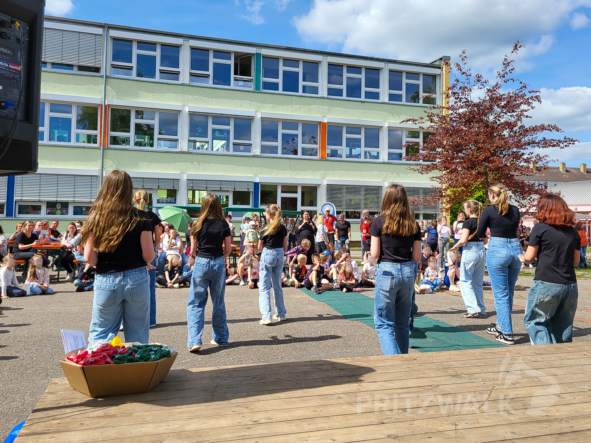 Ein Programm von Kindern für Kinder zeigten die Schülerinnen und Schüler der Schule. Foto: Stadt Pritzwalk