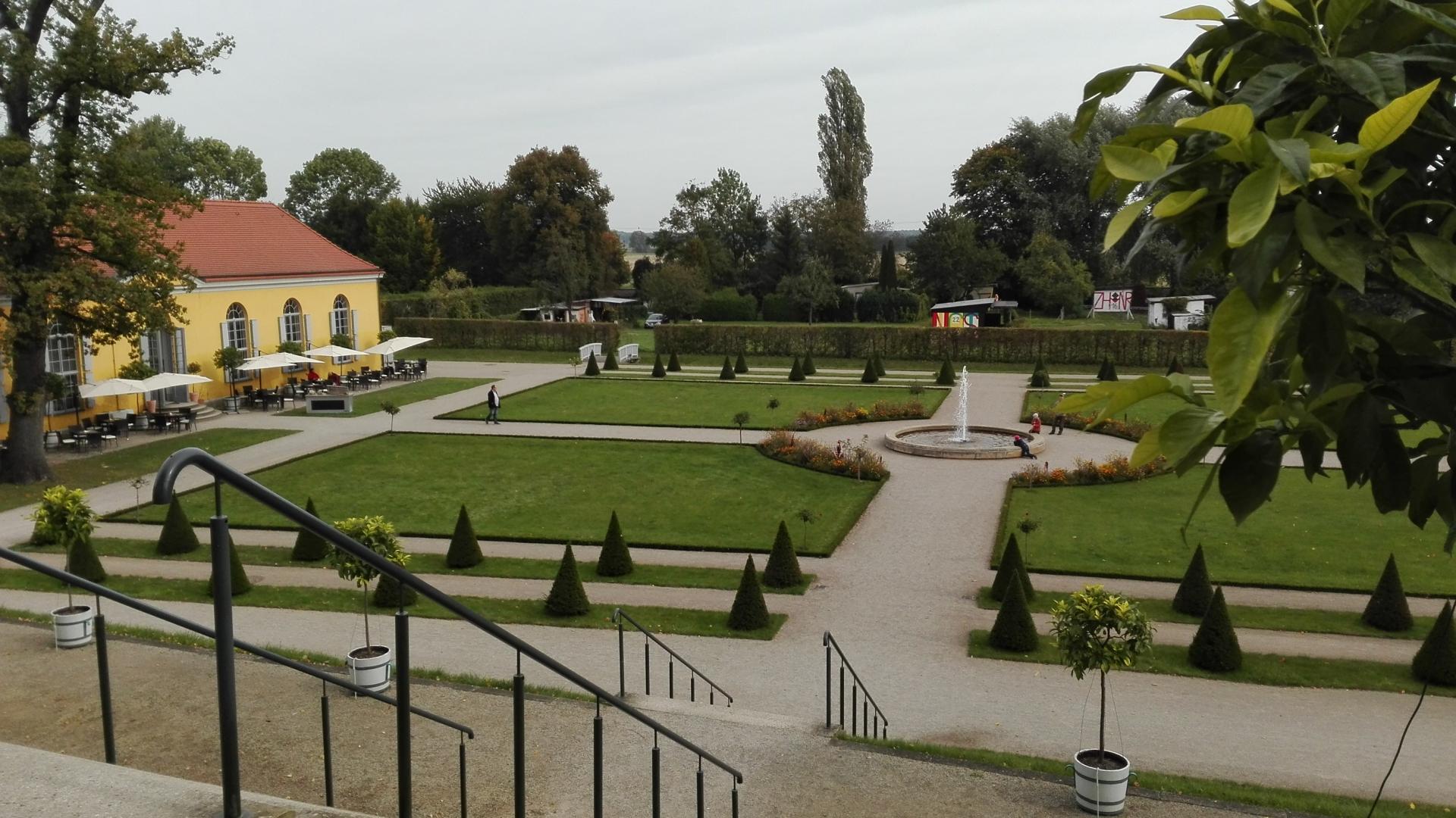 Der Barockgarten im Kloster Neuzelle. Foto: Dörthe Ziemer