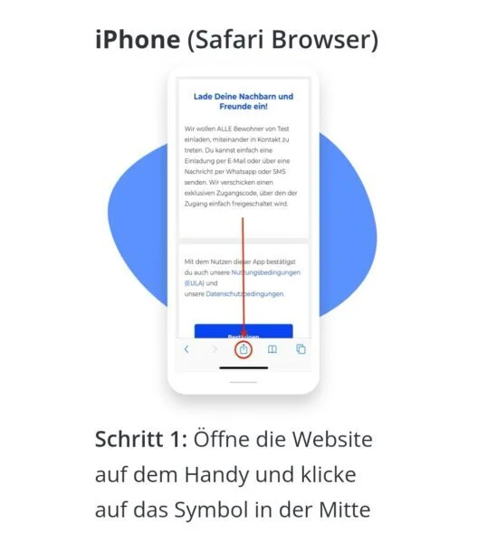 Schritt 1 ios