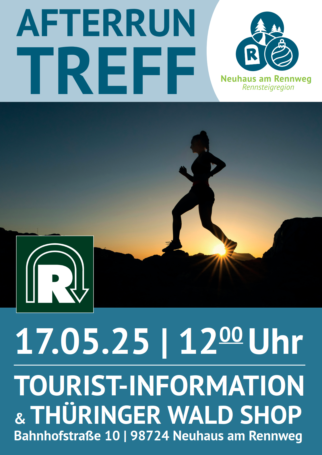 Plakat Afterrunparty 17.05.2025