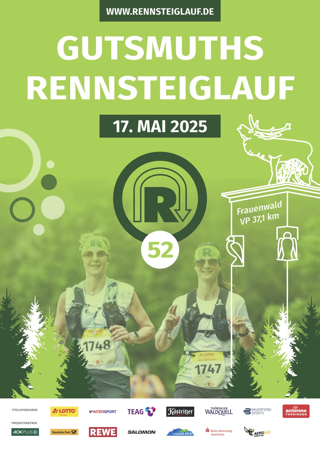 Rennsteiglaufplakat 17.05.2025