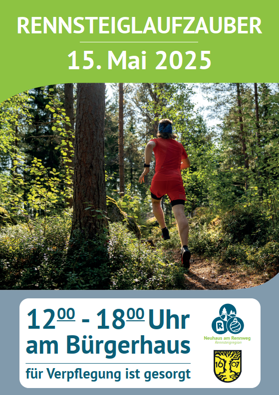Rennsteiglaufzauber 15. Mai 2025 am Bürgerhaus