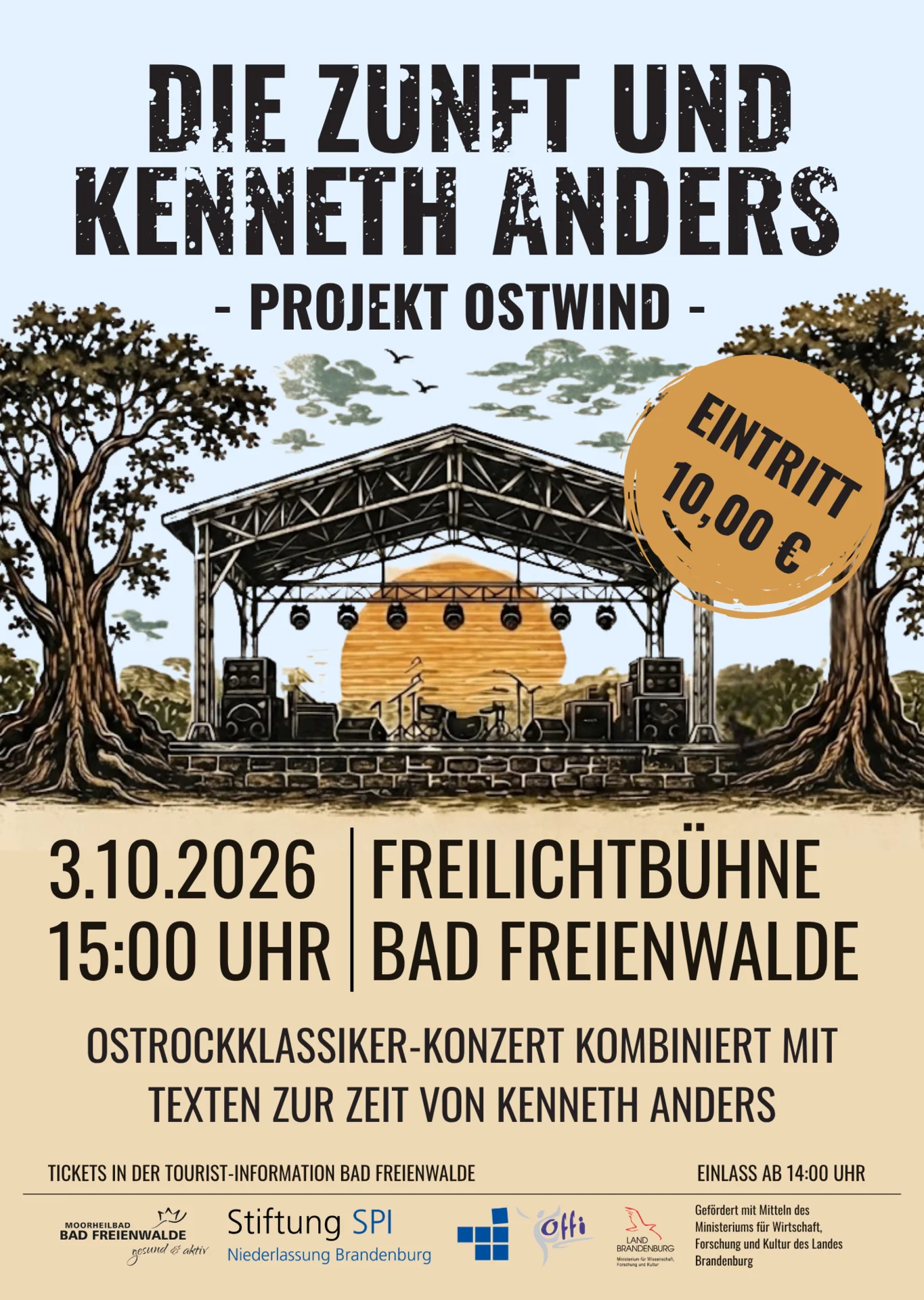 Die ZUNFT UND KENNETH ANDERS – Projekt Ostwind