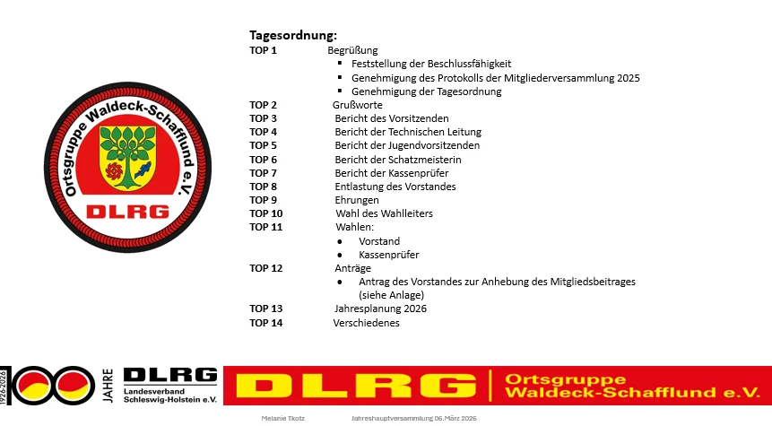Tagesordnung
