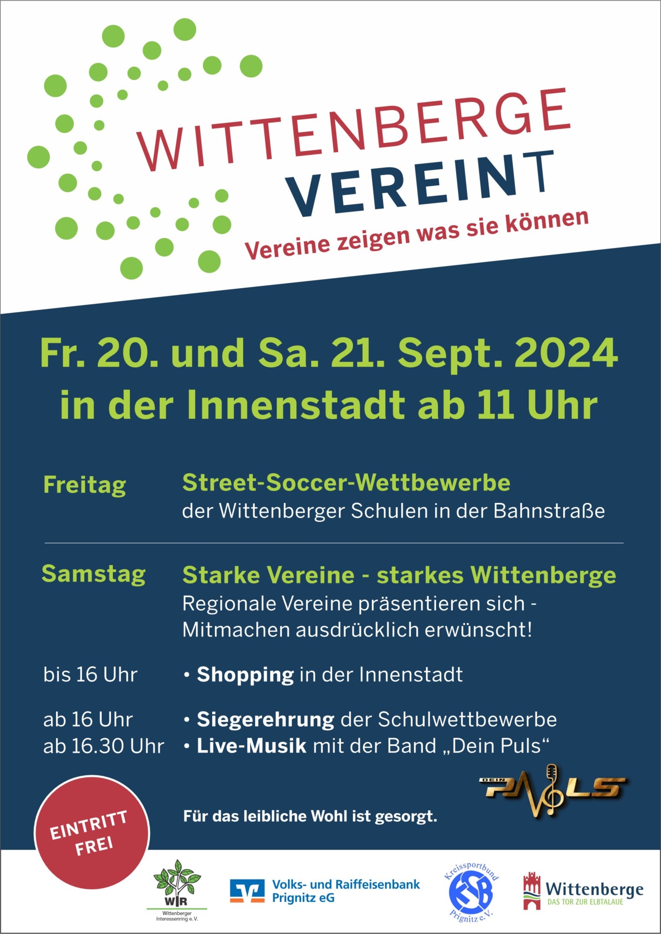 Plakat Wittenberge Vereint