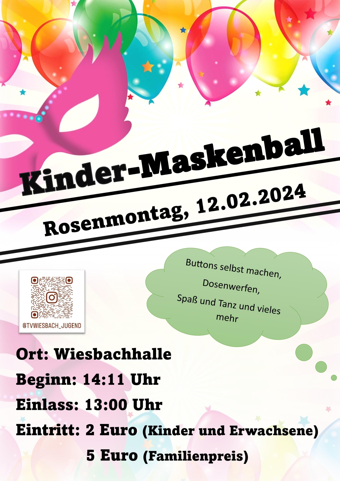 Kinder-Maskenball