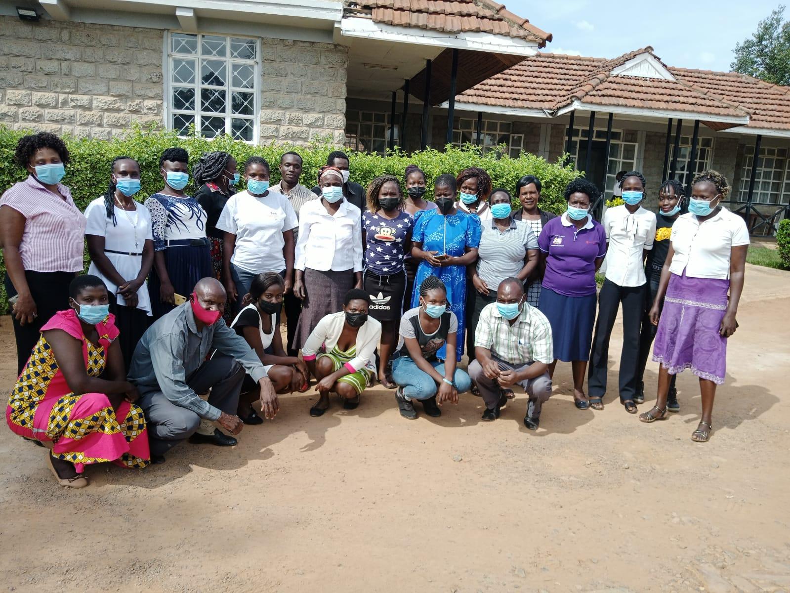 Die Teilnehmerinnen aus Bungoma