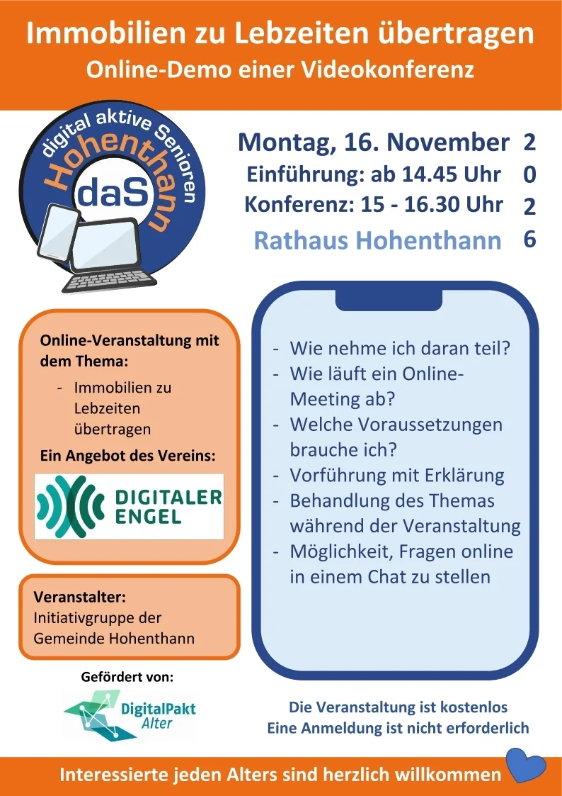 Flyer_2026-11-16_Immobilien zu Lebzeiten übertragen