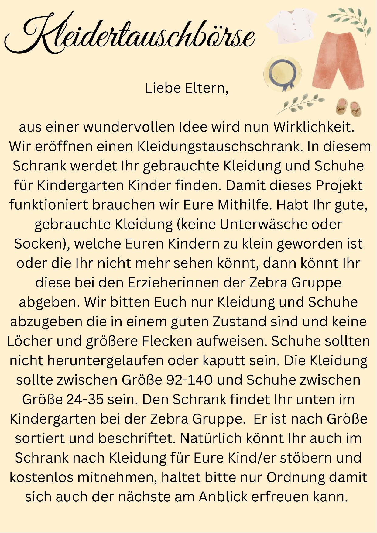 Kleidertauschschrank
