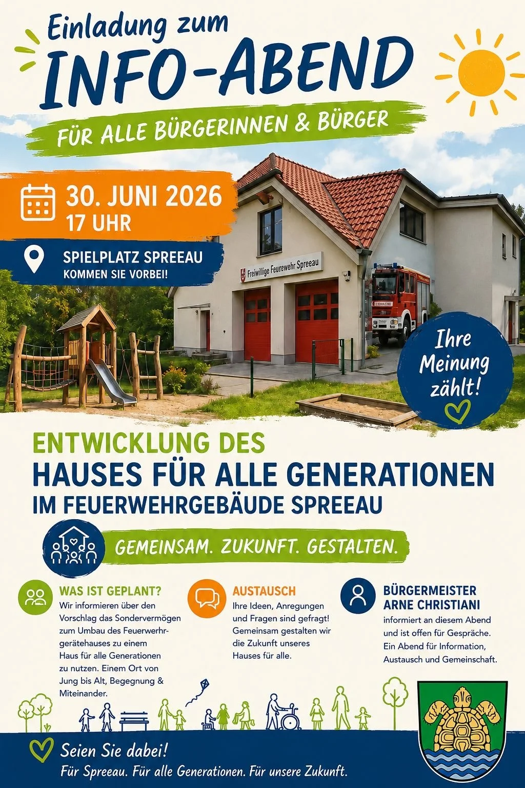 Info-Abend Spreeau am 30.6.2026