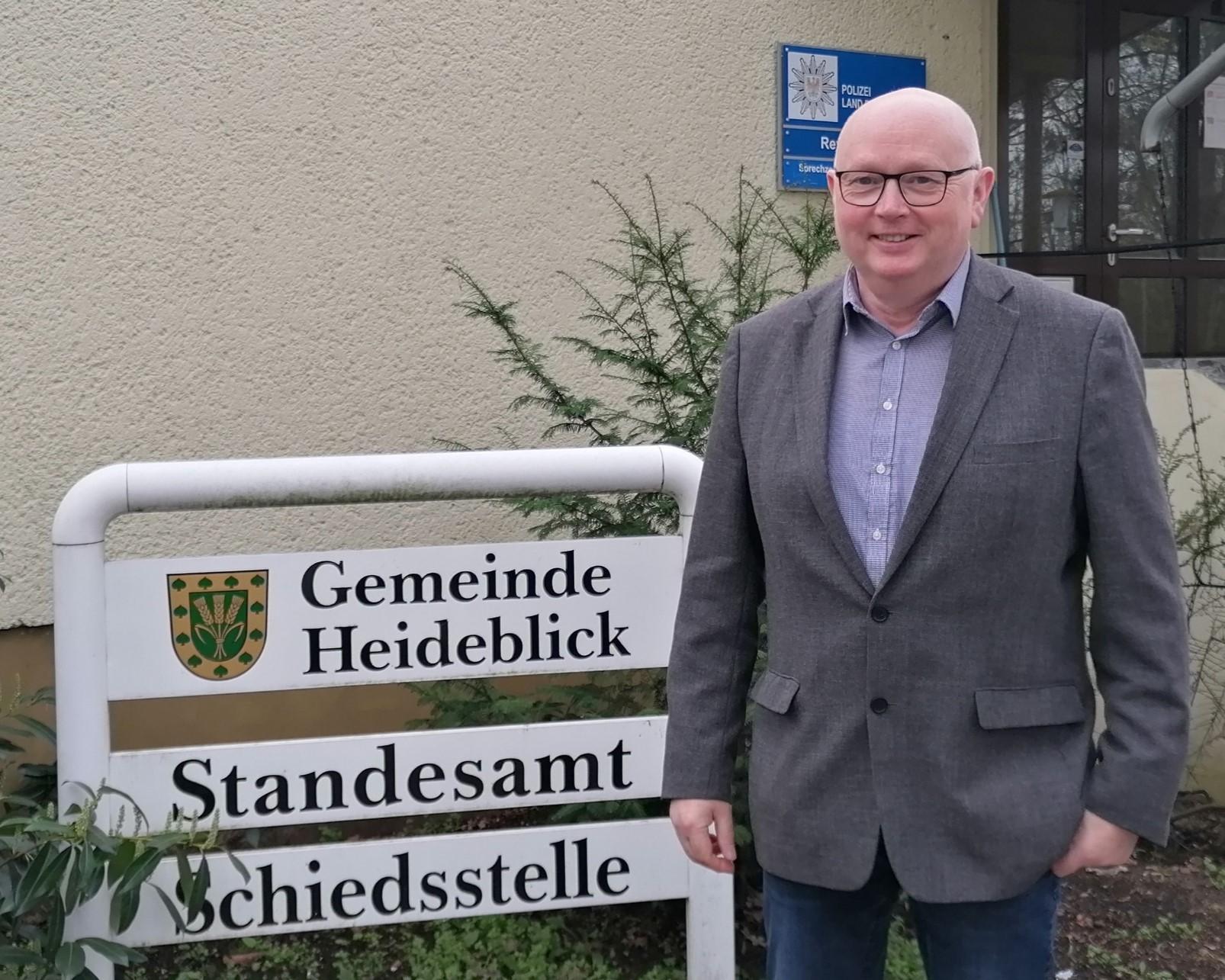 Frank Deutschmann, Bürgermeister von Heideblick. Foto: Dörthe Ziemer