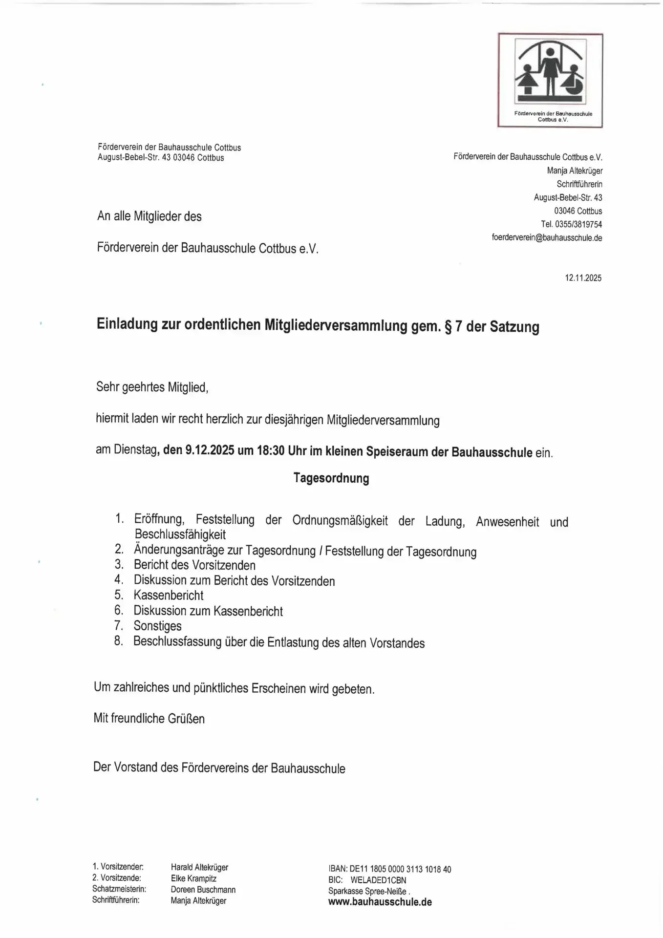 Einladung