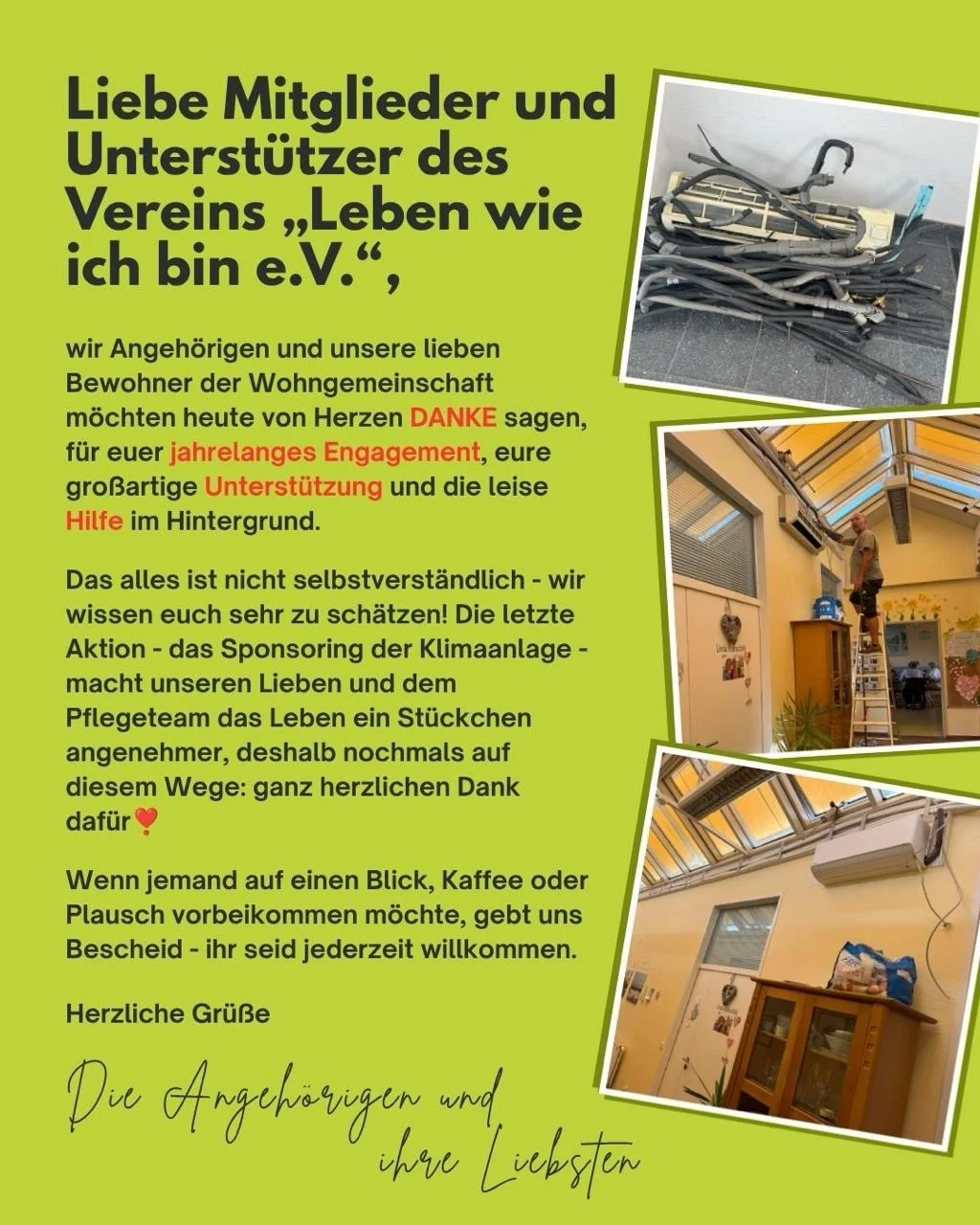 Gemeinsam für ein besseres Wohnklima!
