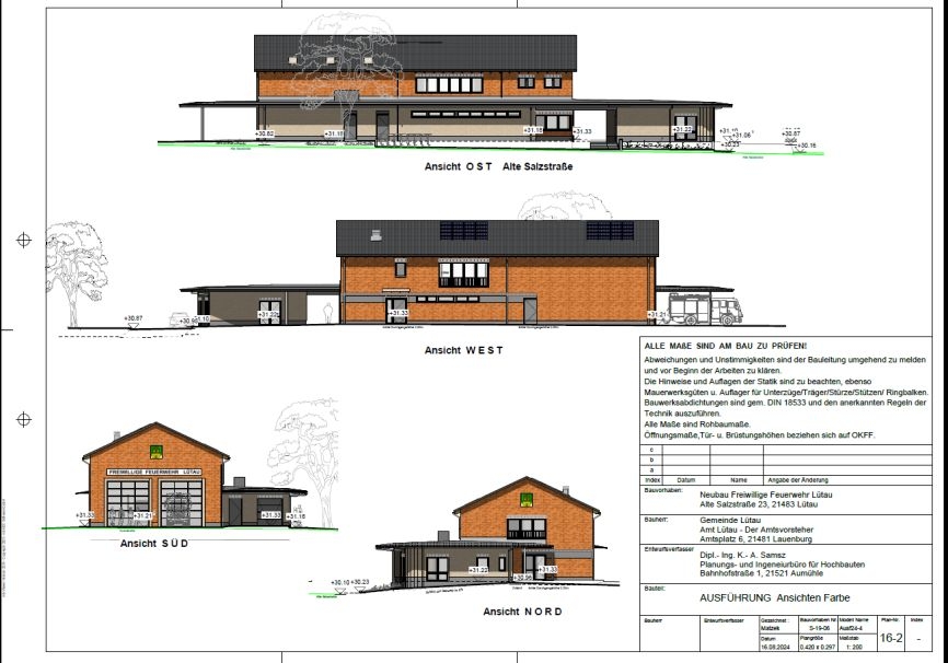 Neues Feuerwehrhaus