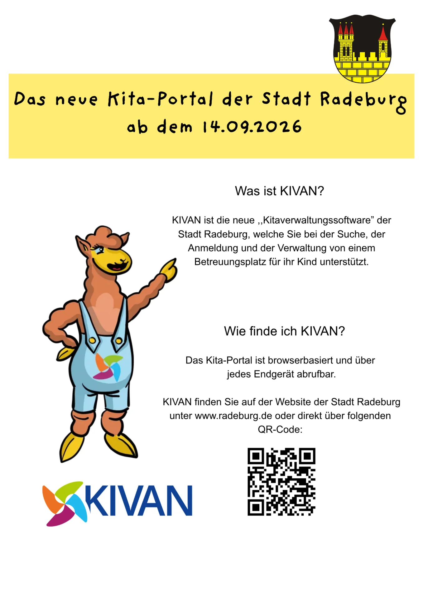 Flyer KIVAN Radeburg