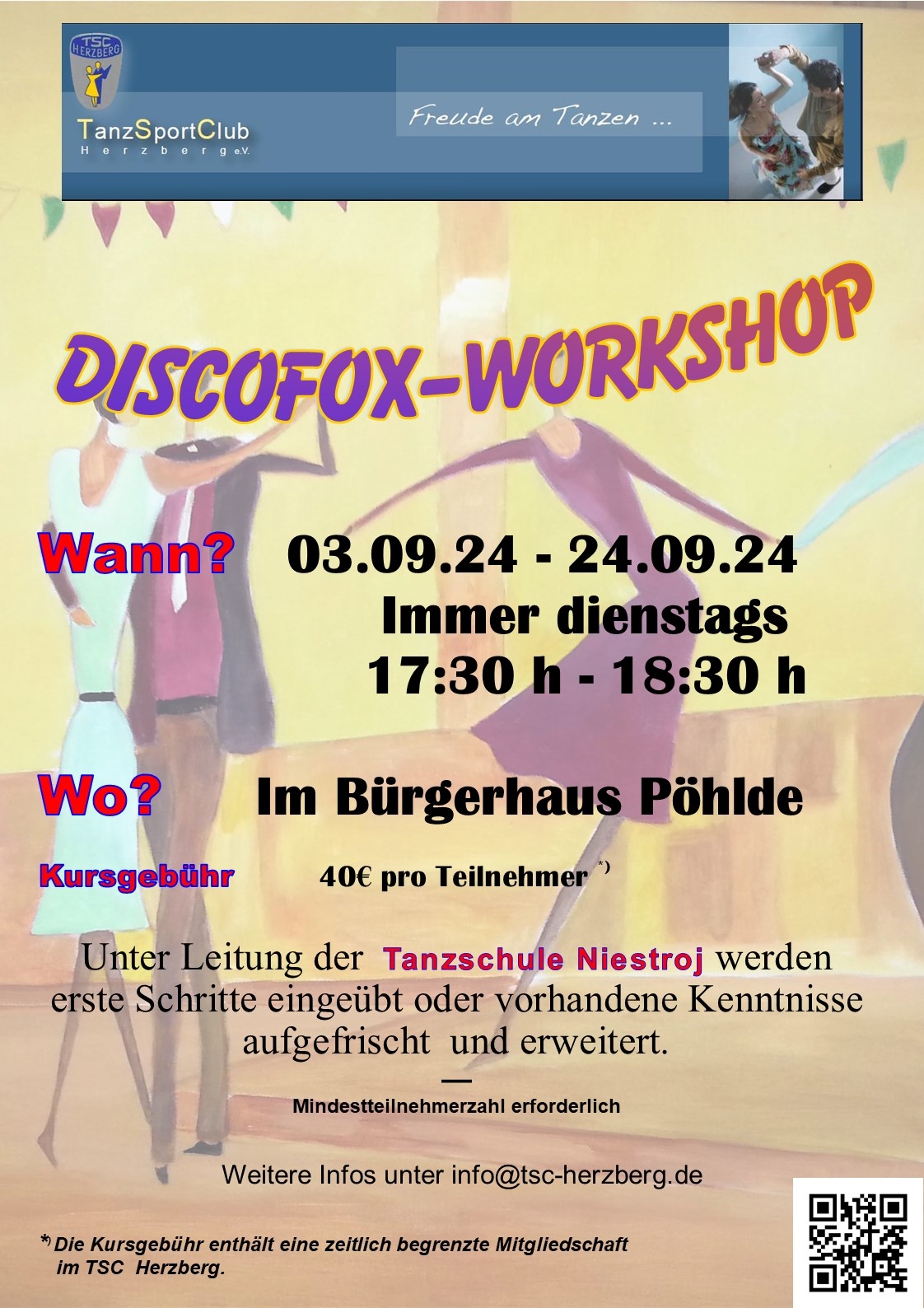 Discofox-Workshop Septemeber 2024