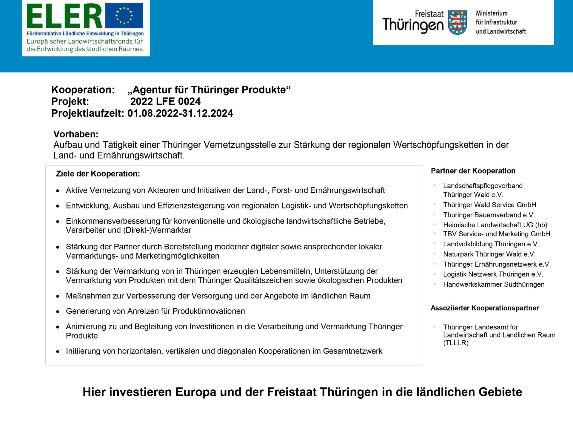 Agentur für Thüringer Produkte
