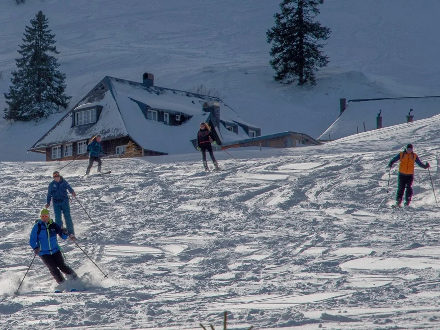 Skitouren-Einführung bei tollem Wetter