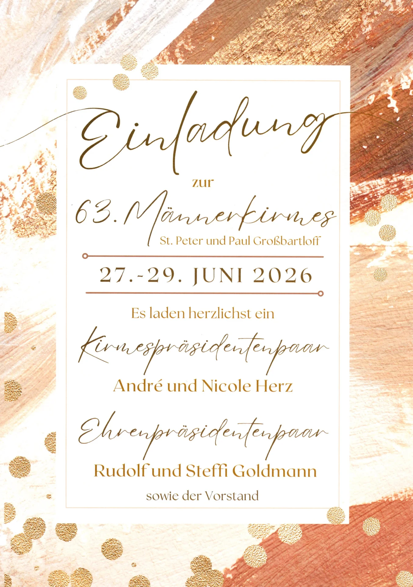 Einladung