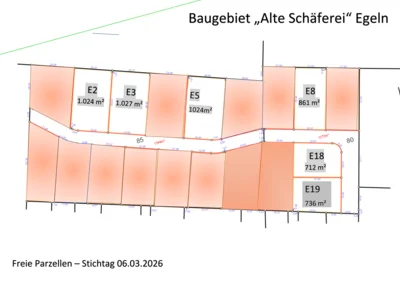 Freie Parzellen Baugebiet Alte Schäferei Egeln