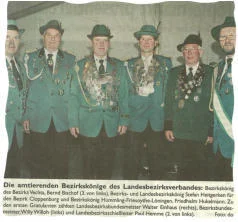 Bezirkskönig Bernd Bischof 2007