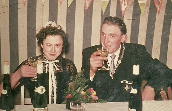 Königspaar Otto Harting u. Ida Frilling