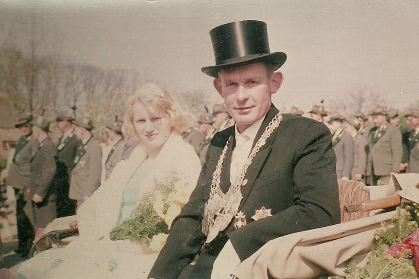 Königspaar Theo Lübberding u. Ida Dammann