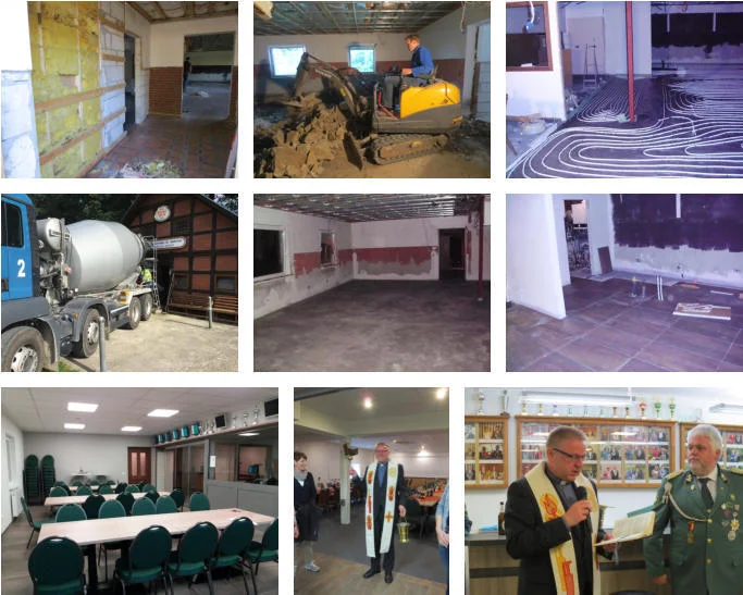 Grundsanierung der Schützenhalle in Norddöllen Mai 2016 bis März 2017