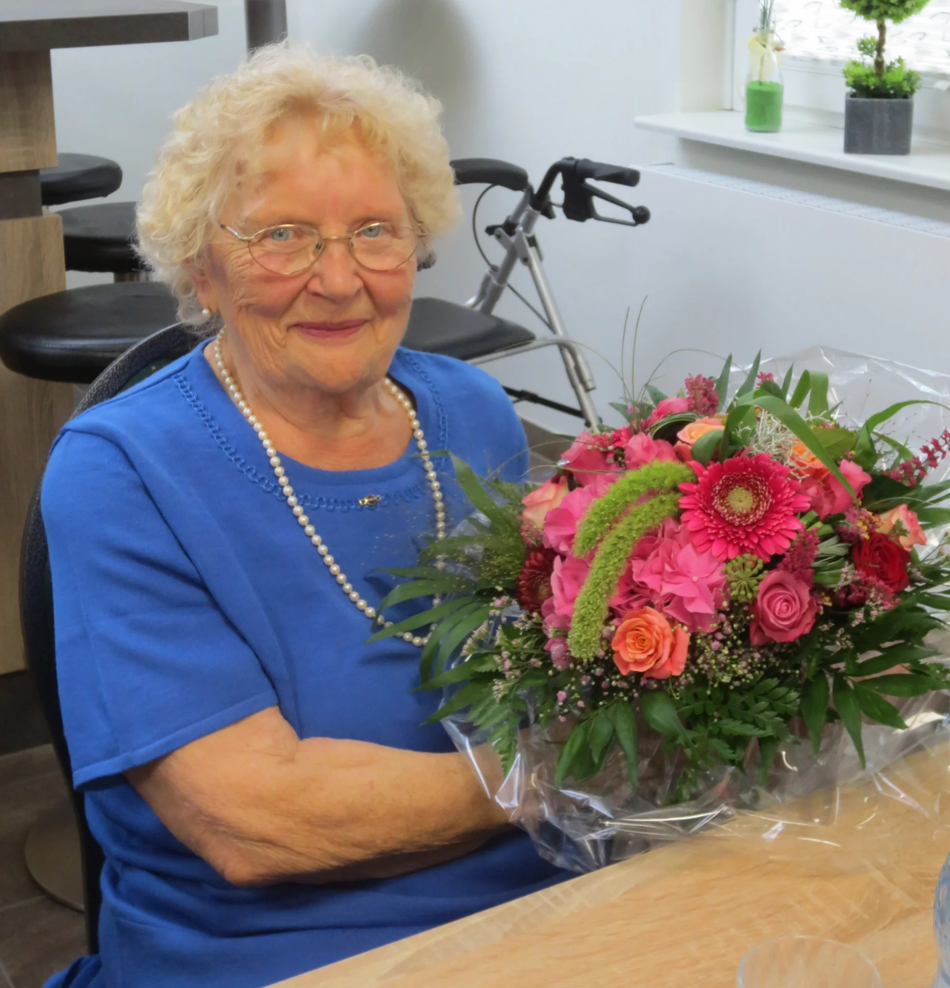 Anni Kallge ist mit 87 Jahren die älteste Teilnehmerin