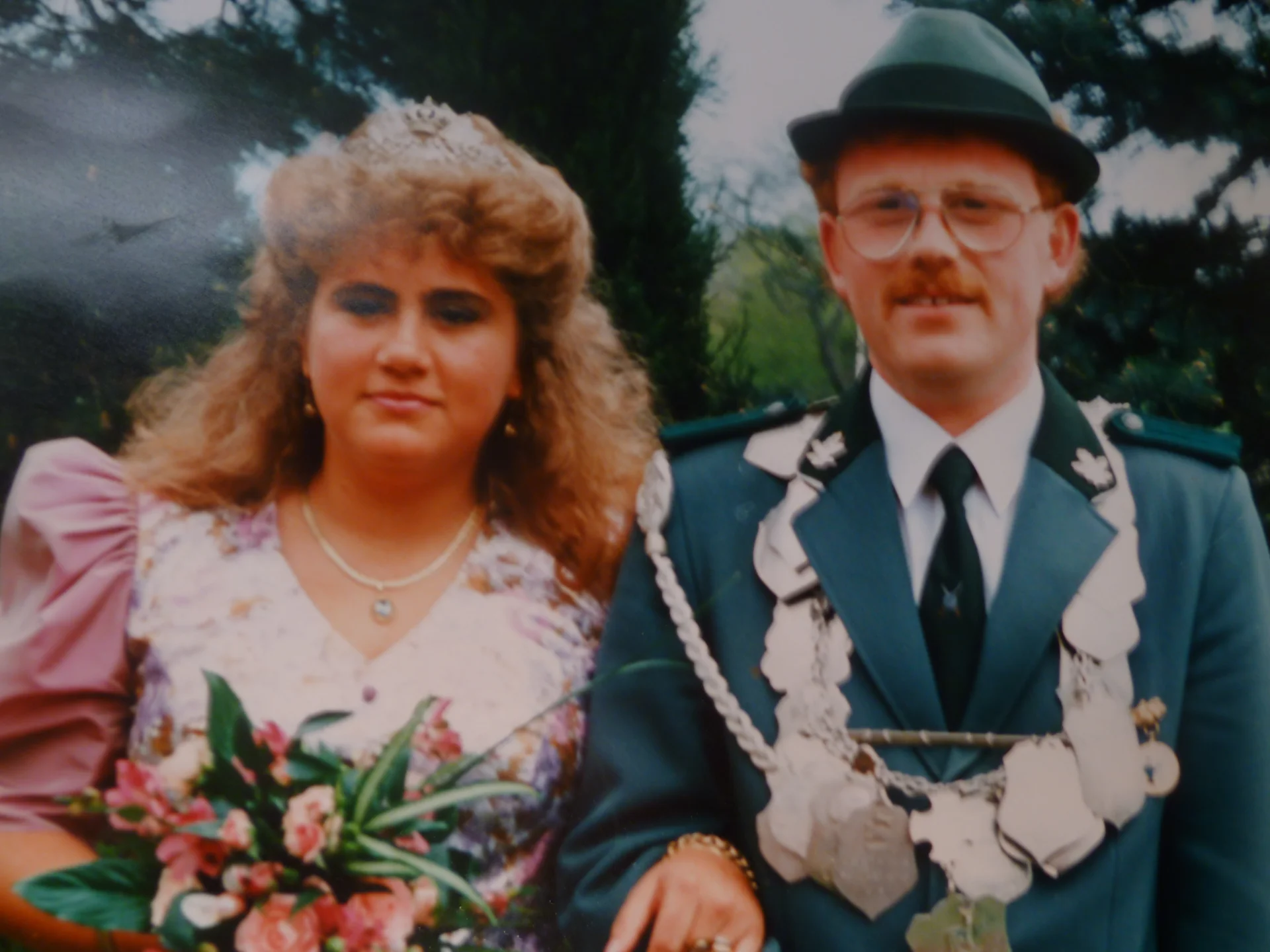 Königspaar Heinz Mekelnborg u. Ester Rebeiro