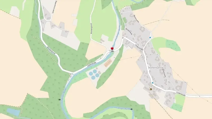 Großschirma, ST Hohentanne, Lindenstraße, Muldenbrücke ab 20.09.2024