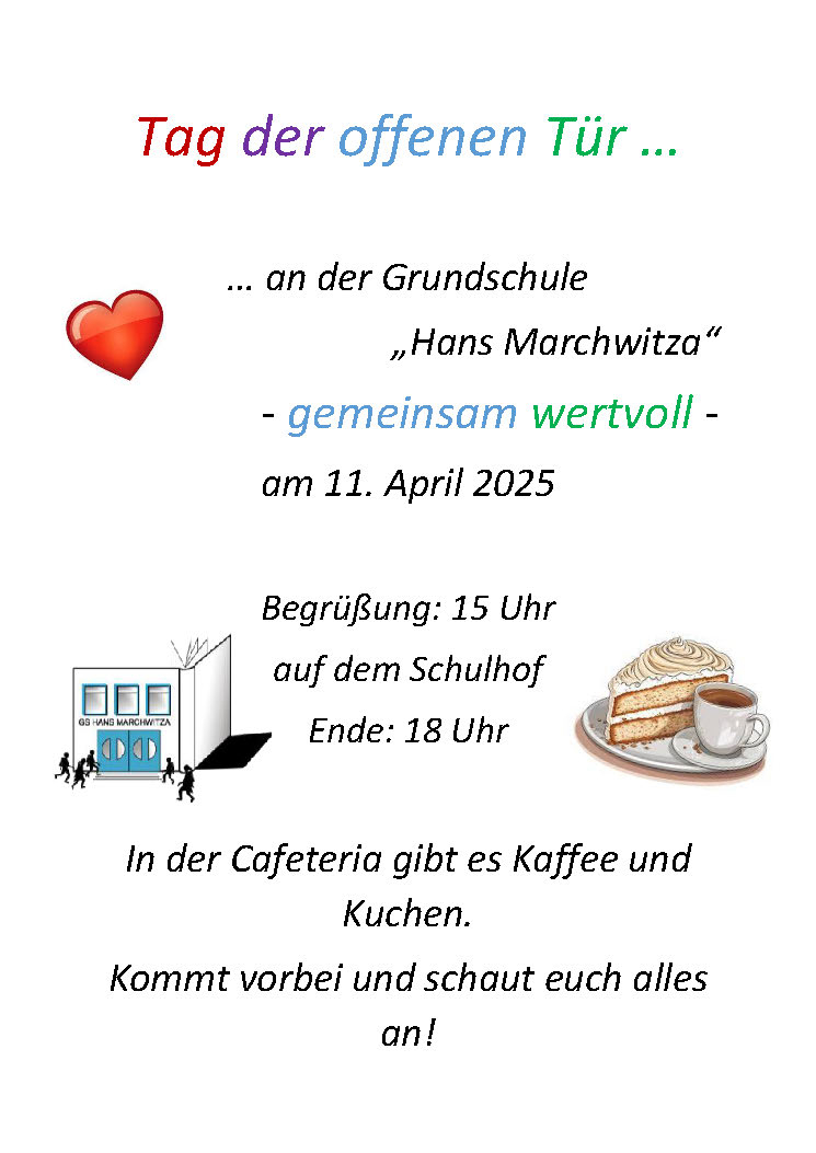 Einladung Tag der offenen Tür 11.04.2025