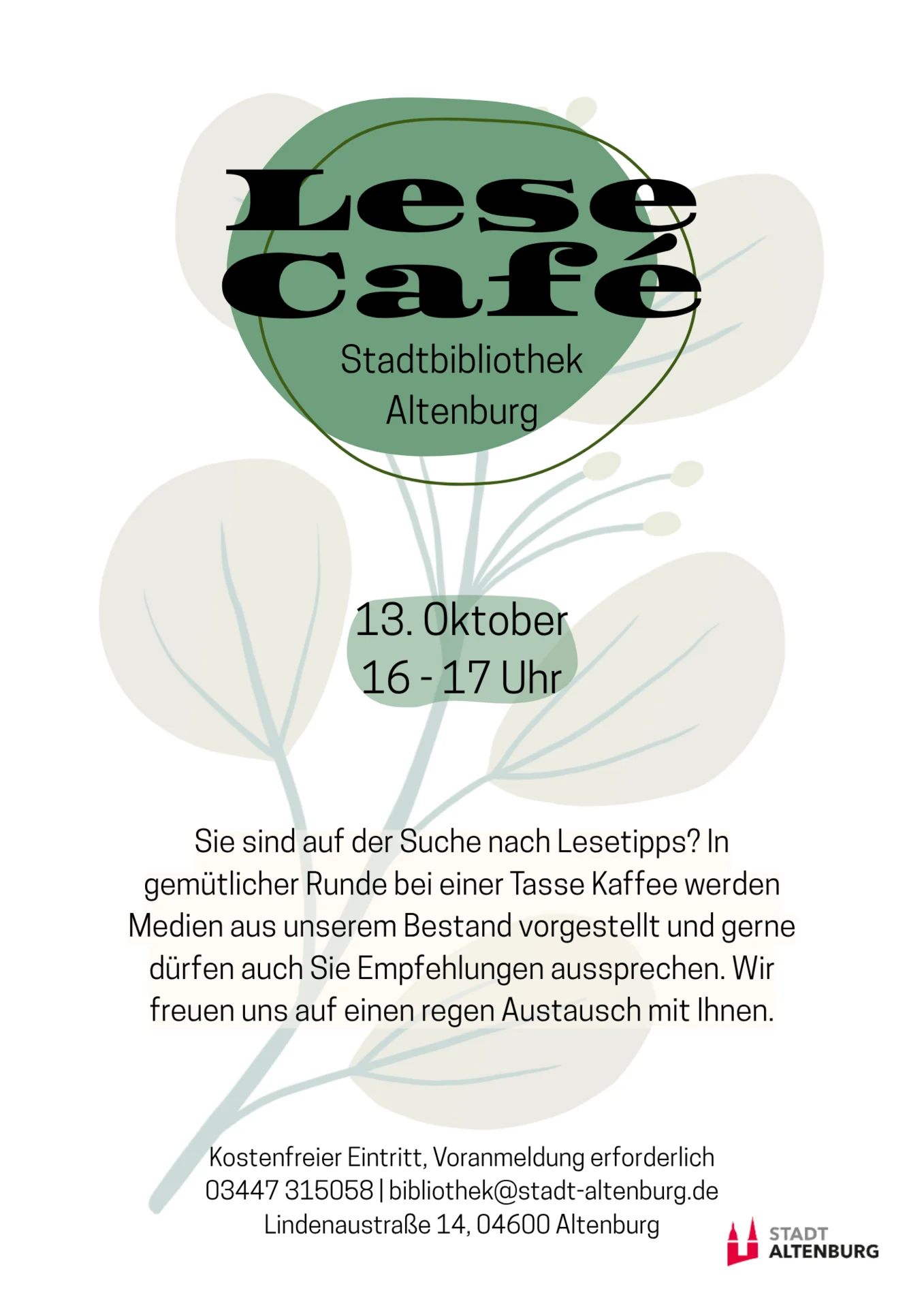 Lesecafé_Oktober