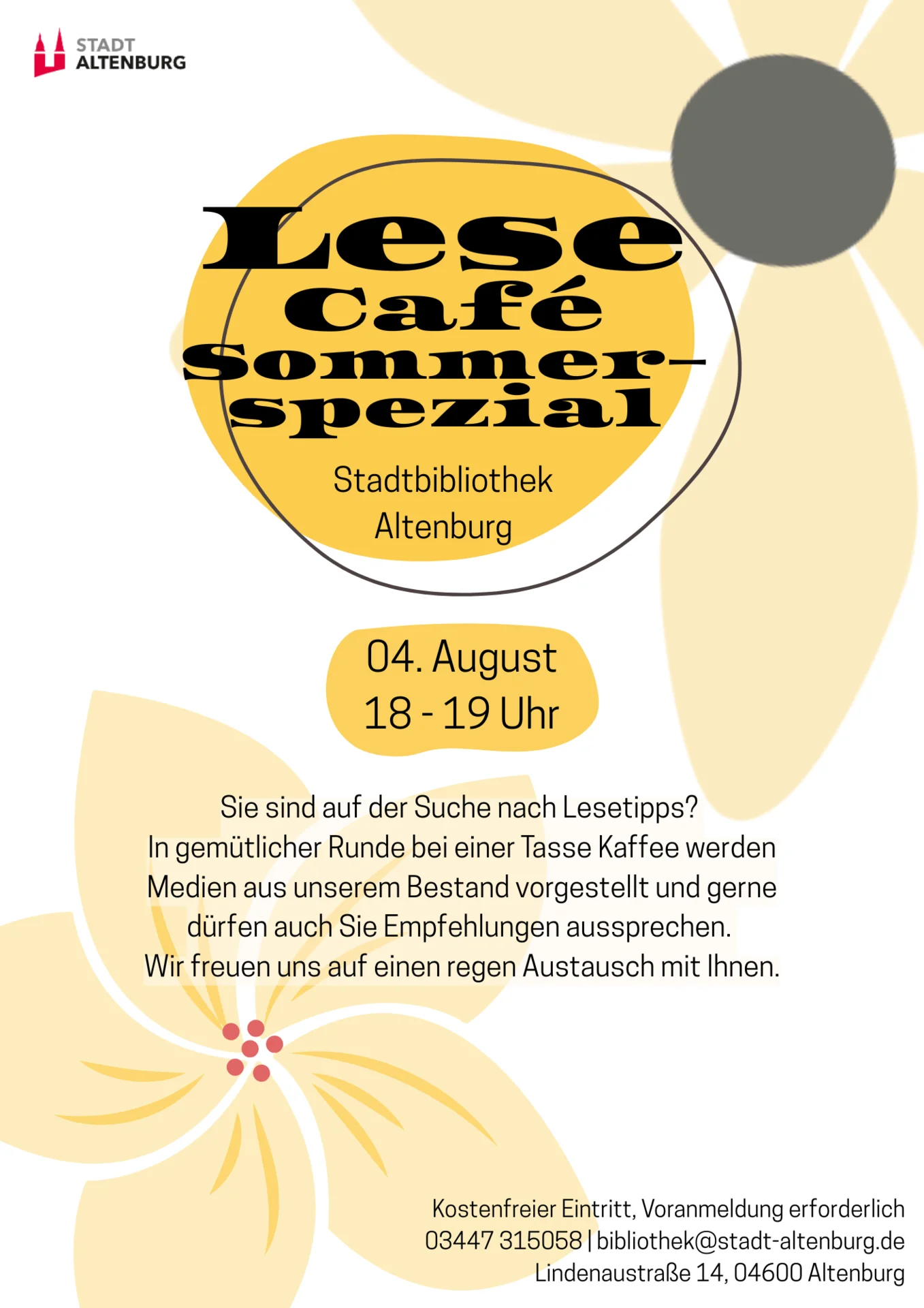 Lesecafé Sommerspezial