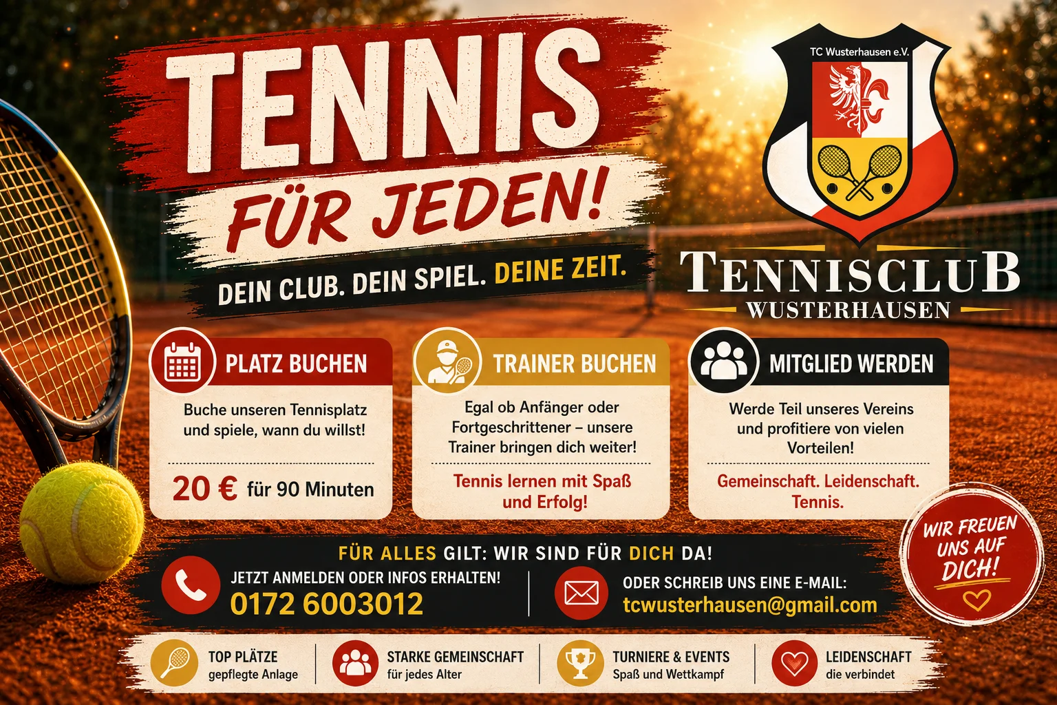 Tennis spielen